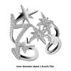 Dainty Adjustable Copper Star Ring With Sparkling Zircon Stone Elegant Jewelry For Fashion Forward Women