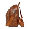 Soft Leather Backpack Women's Large Capacity Backpack Travel Bag