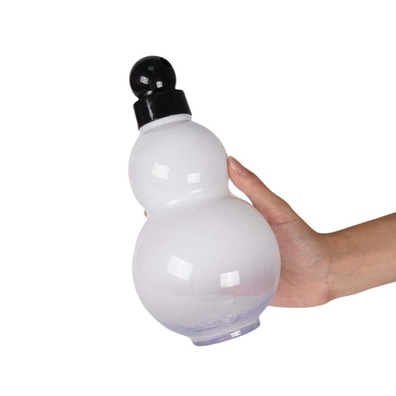 Gourd Shape Water Cup Large Capacity Water Bottle, Gourd Water Bottle with Shoulder Strap, Outdoor Hiking Water Bottle