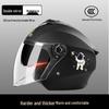 All-Season Universal Electric Scooter Helmet with HD Double Visor for Winter