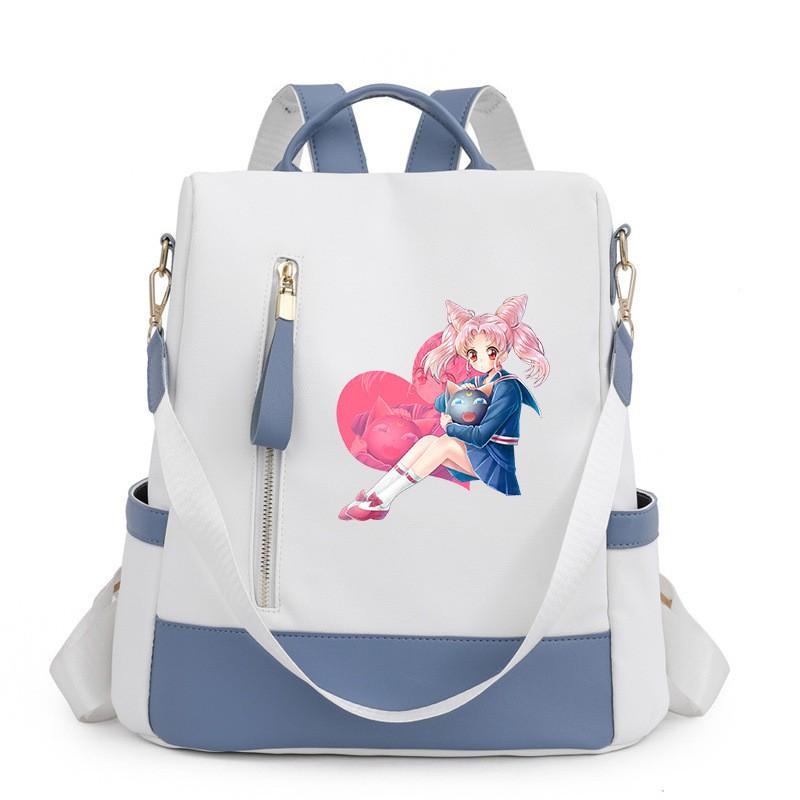 Segelmond-inspiriertes Damen-Oxford-Nylon-Rucksack für Reisen, Schule, Streetwear, Freizeit