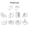 1:12 Miniature Doll House Furniture Model Furniture Decorative Accessories Miniature Dresser Sofa Bed Decoration