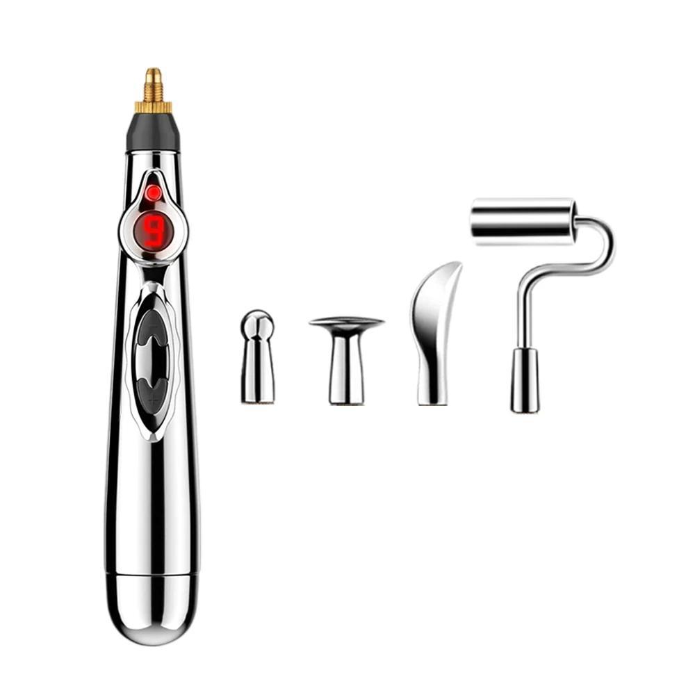 Therapy Machine Acupuncture Pen Electric Electronic Laser Meridian Energy Face Point Massage Pen Back Pain Relief Muscle Relax