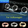 Zinc alloy diamond Air conditioning knob decoration circle Set auger sticker for Volk+swa+gen VW