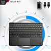 Klawiatura Bezprzewodowa Z Touchpadem Bluetooth Touchpad Do Pc Tv Tabletu Usb-C Alogy Wireless Czarna