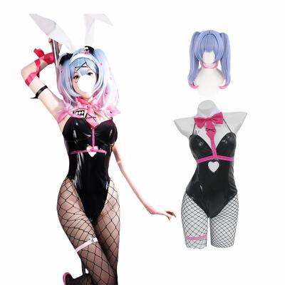 Hatsune MIKU Cosplay Costume Rabbit Hole Wig Included Costume Disguise Cosplay Cultural Festival School Festival Photo Present Halloween Christmas