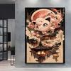 Canvas Painting Pokemon Charizard Cool Character Poster HD Printing Not Fading Modern Home Children's Bedroom Decor Holiday Gift