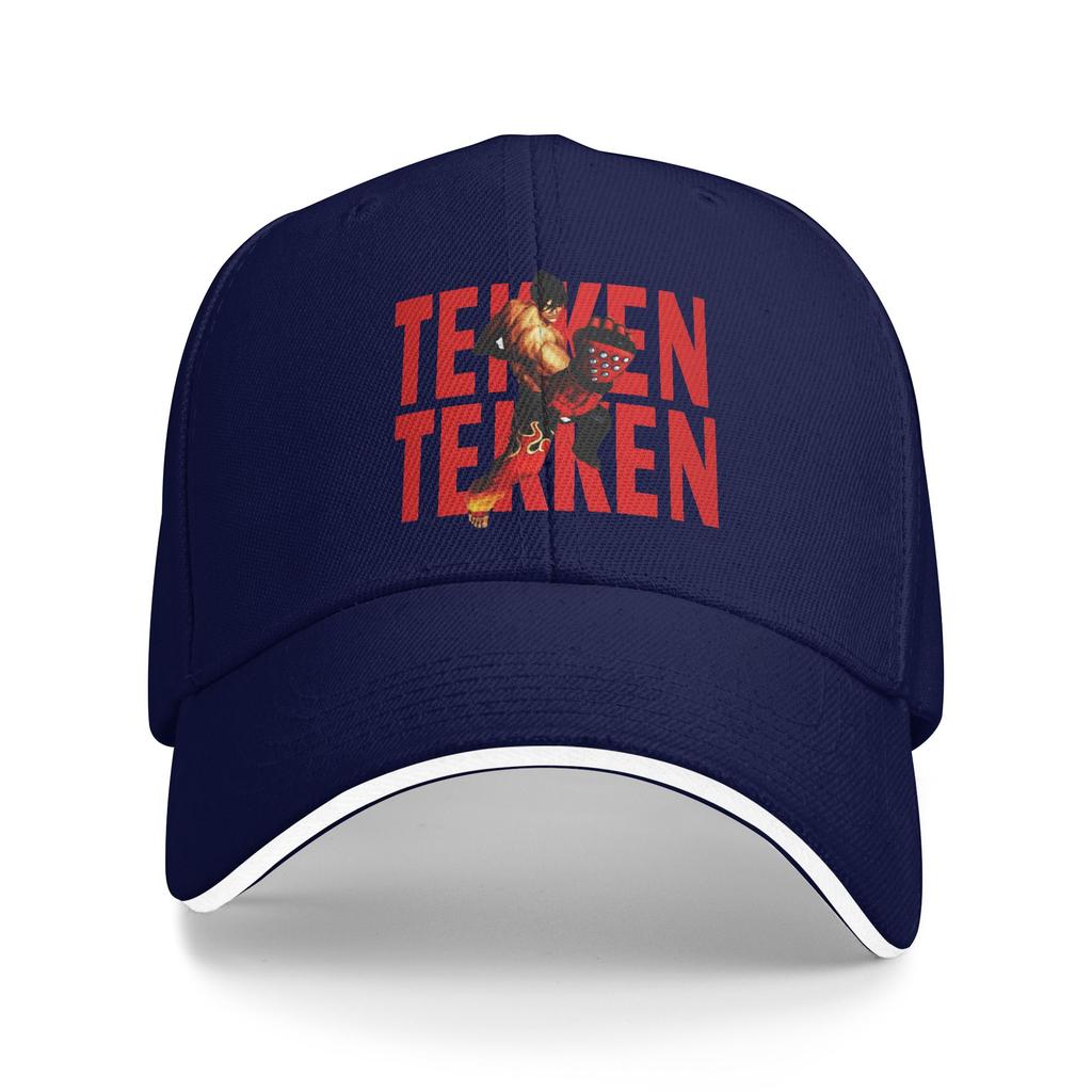 Tekken Japanisches Spiel Baseballkappe Streetwear Truckerhut Sommer Unisex Herren Tennis Skate Baseballkappen