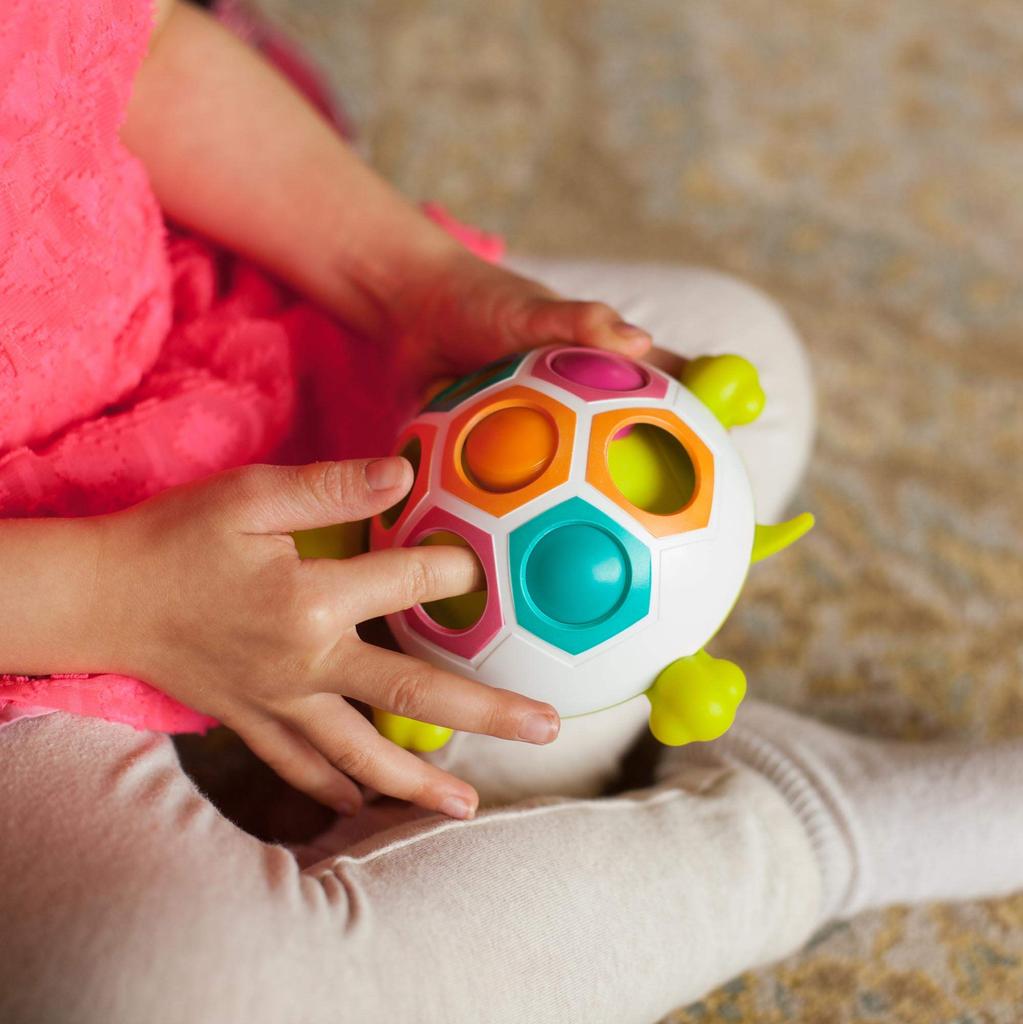 Authentic Fat Brain Toys Pop Slide Shelly Toy for Toddlers and & (FA123-1) [Educational Babies]