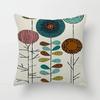 Multicolored Geometric Patterns Double-sided Printed Pillow Cover Short Plush Suitable Living Rooms Sofas Throw Cushion Cover