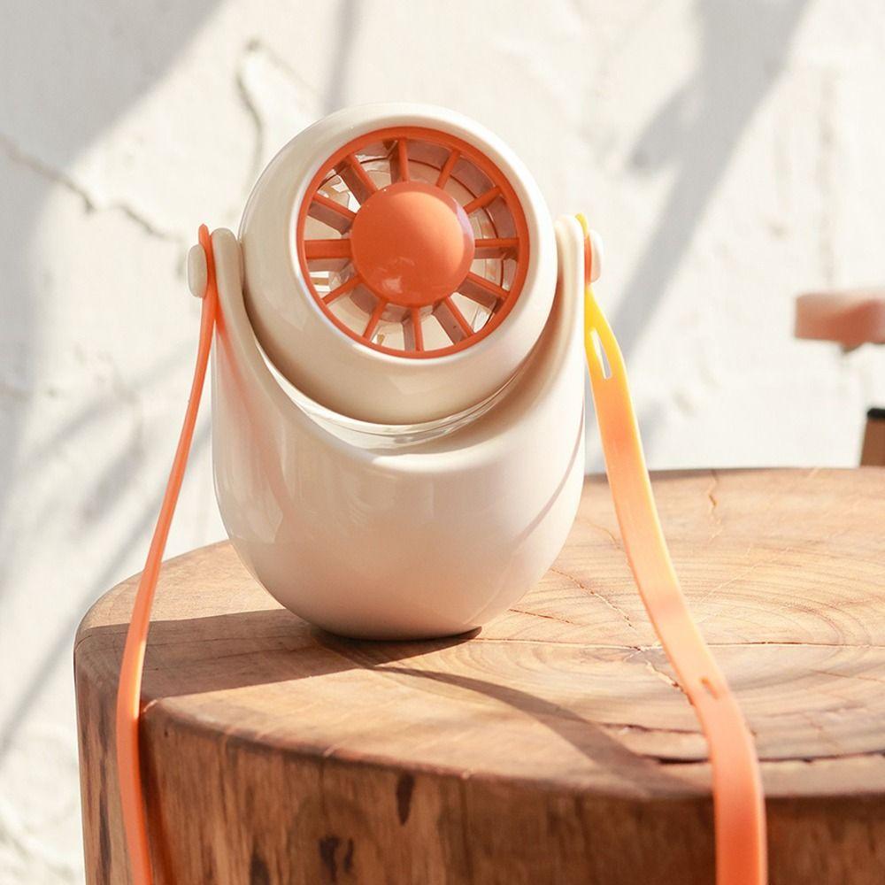 Multicolor Neck Small Fan Portable Ultra-Quiet Fan Creative Handheld Turbo Fans  Gifts