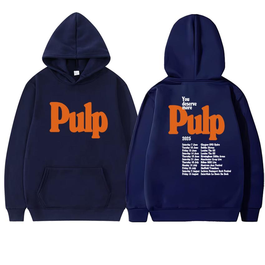 

2025 Tour Black Pulp Rock Band Live Date printed Hoodie Autumn Winter Men women fashion Y2k Sweatshirt Unisex Fleece streetwear 3XL