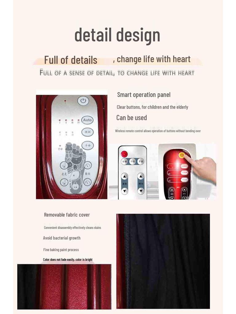 Electric Foot Massager: Heated Kneading for Acupoint Therapy