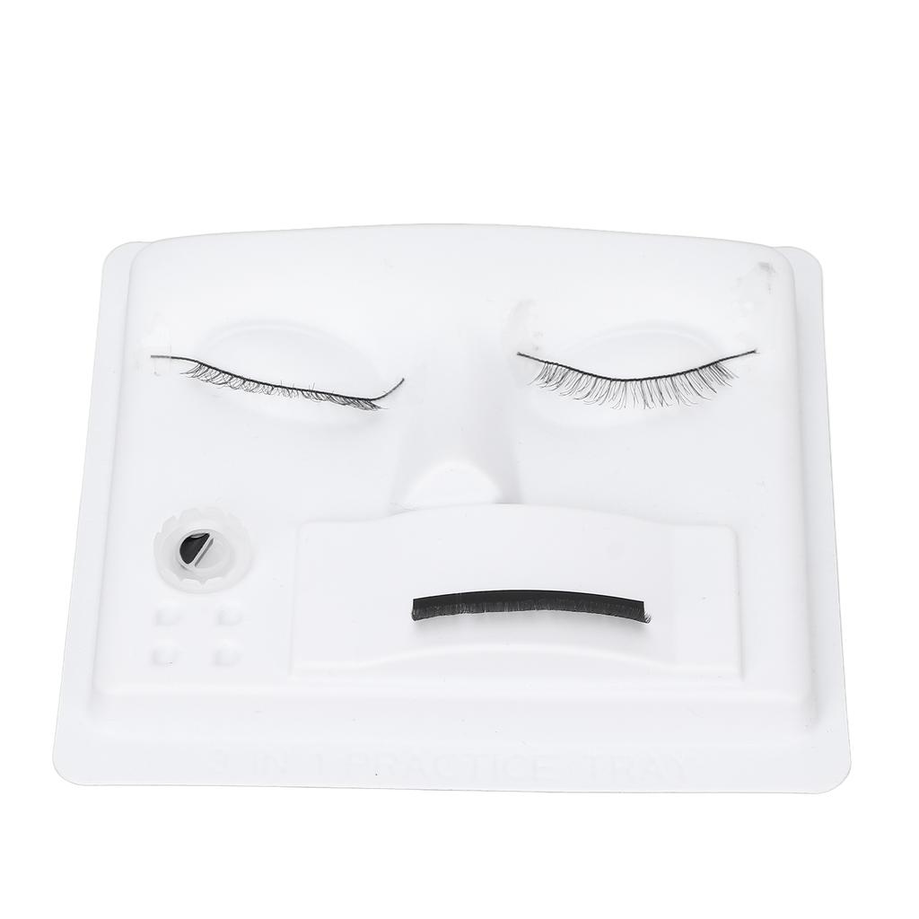 10pcs Professional 3 in 1 Eyelash Extension Training Board Holder Set Eyelash Extension Training Tool