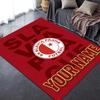 Custom Name SK Slavia Praha Carpet Rug for Living Room Bedroom Home Sofa Decoration,Kids play Non-slip Floor Mat