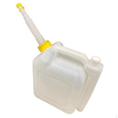Oil Measuring Container Automotive Oils Dispenser Fuel Ratio Can W/ Lid ,