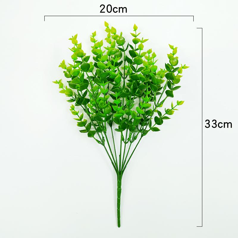 Künstliche Efeutute Grünpflanzen: Einzelstiel-Blumenarrangement für Wohnzimmer-Wanddeko