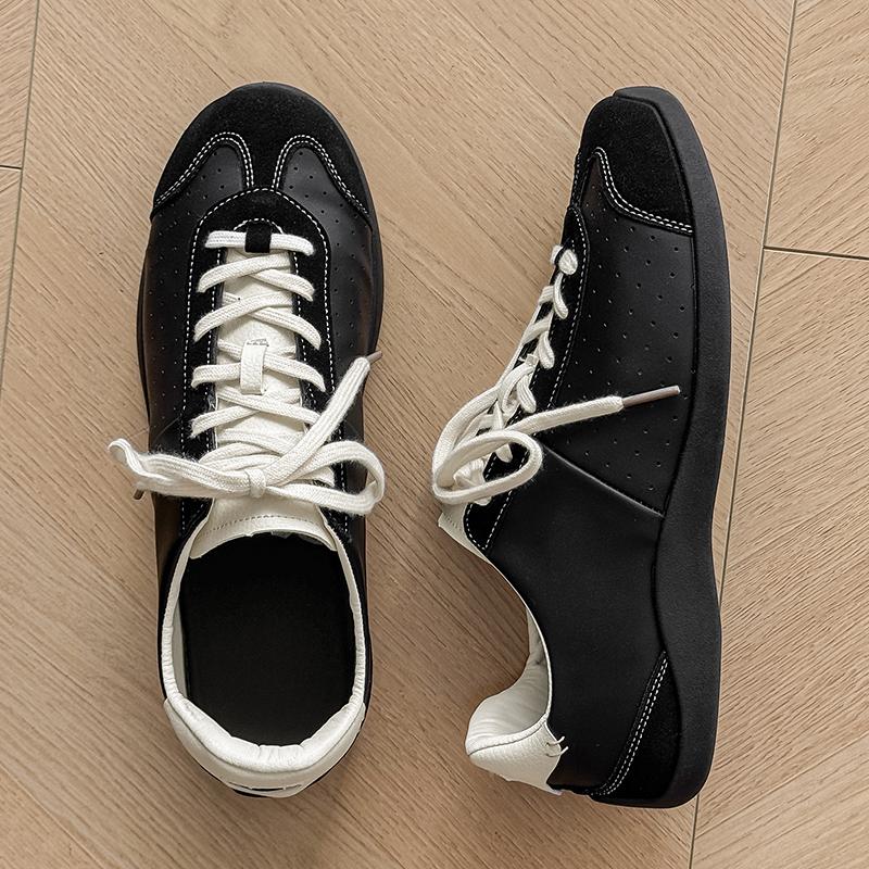 Fashion Man Artificial Leather Minimalist Sneakers Simple Slip on Walking Shoes Non-Slip Mens Tenis Masculino Outdoor Treking Footwear