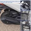 WOOGA Motorcycle Rear Wheel Fender Cover, Splash Guard Motorcycle Parts