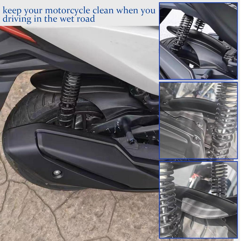 WOOGA Motorcycle Rear Wheel Fender Cover, Splash Guard Motorcycle Parts