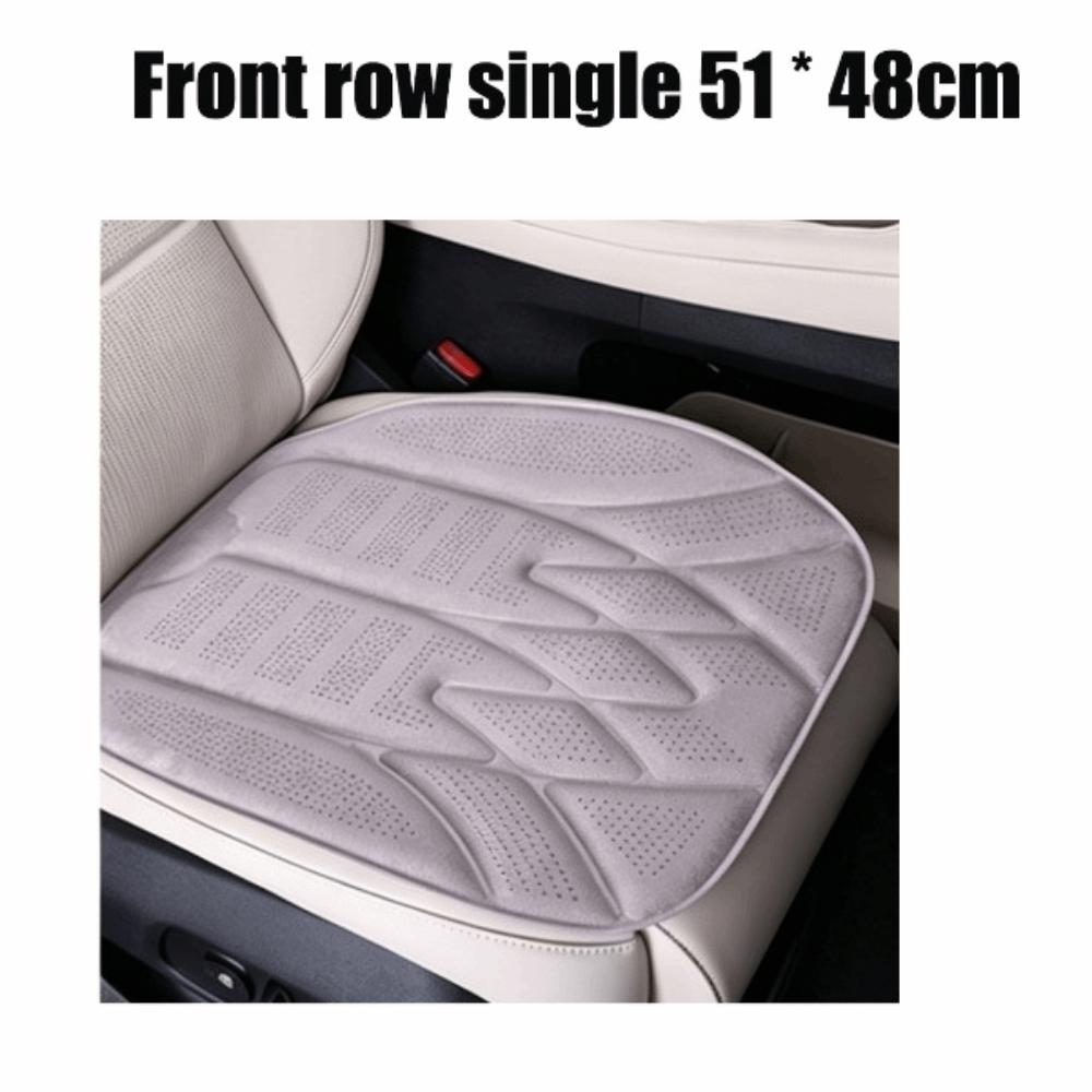 Stitched Car Seat Cushion Microfiber Faux Suede Seat Protector Auto Seat Cover Universal