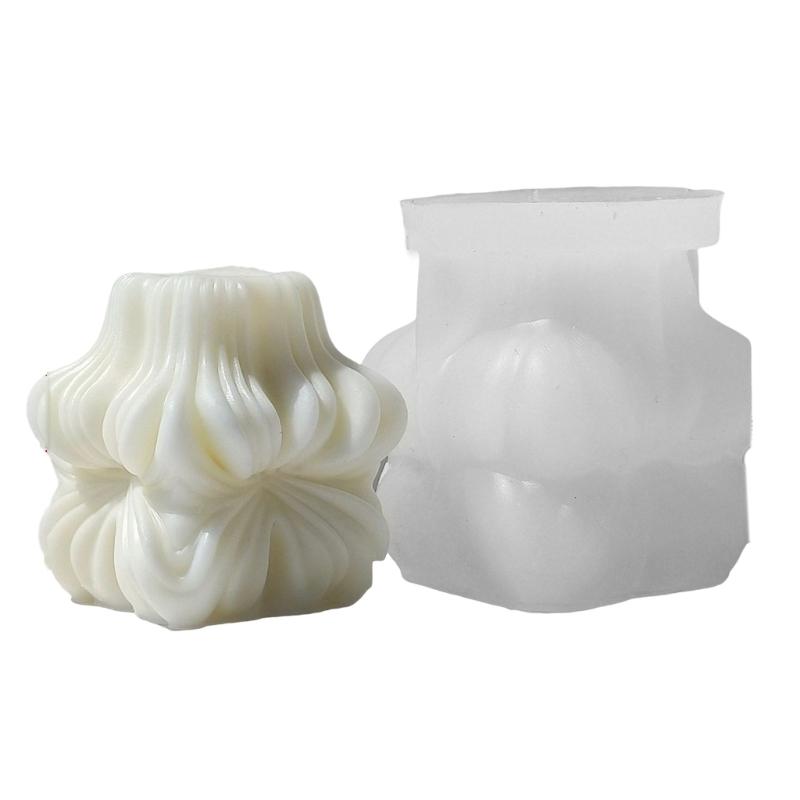 

Геометрическая вращающаяся силиконовая форма для свечей Силиконовая форма для ароматических свечей для геометрических ароматических свечей DIY подарок