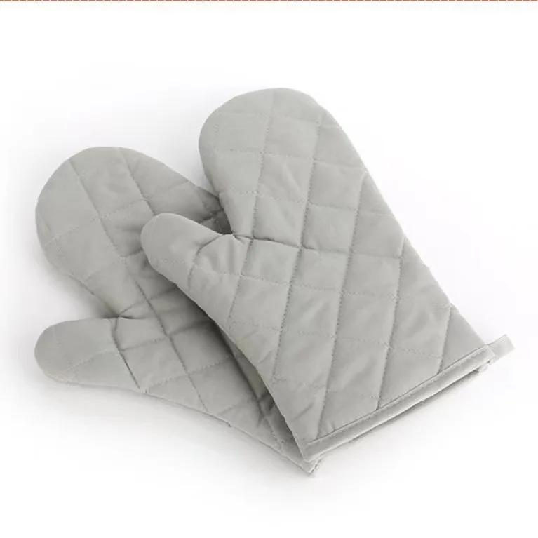 Neu Verdickte Mikrowellen-Herd-Handschuhe Backofen Spezielle Isolierung und Anti-Verbrühungs-Baumwollmaterial