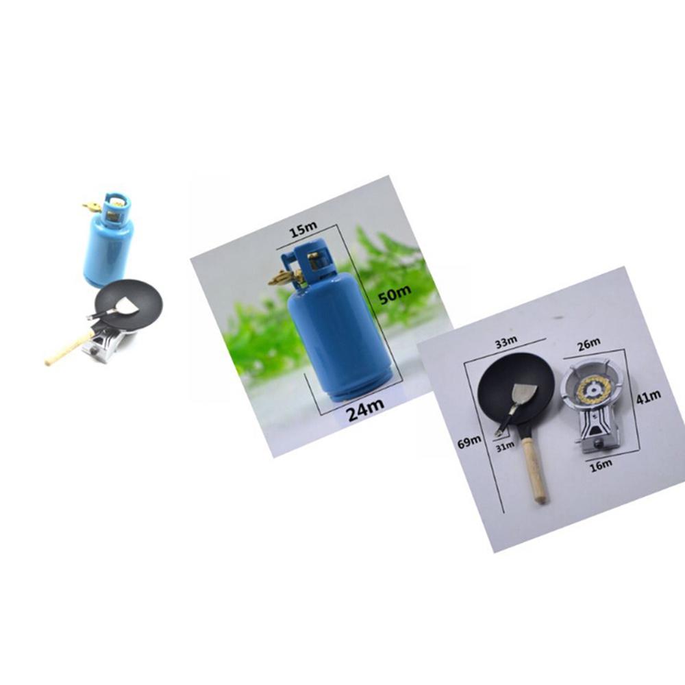 4 шт./компл. 1/12 кукольный домик миниатюрные кухонные игрушки сплав газовая плита — фото 11