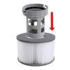 Cartuș de înlocuire pentru pompe de filtrare piscină MSPA, pentru toate piscinele MSPA supraterane, Filtru Jacuzzi Plus Pompe cu Cartuș