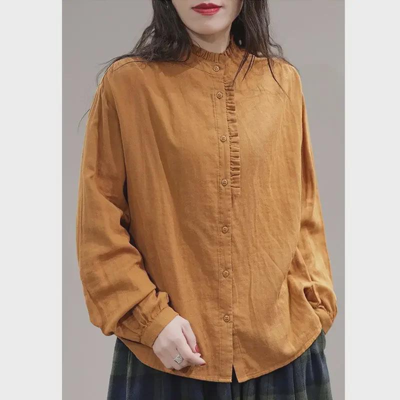 Women's Summer Lace Blouses – Elegant, Loose-Fit, Long-Sleeve Tops In Plus Sizes