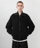 Insilence Heavy Wool Bomber Jacket Black
