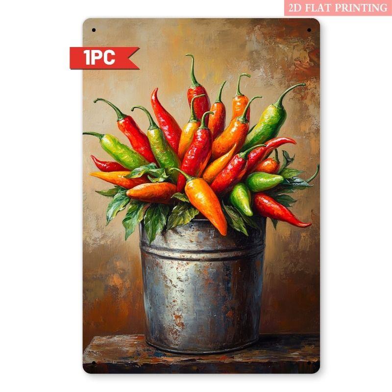 Retro Metal Tin Sign Spices Kitchen Bar Cafe Restaurant Wall Art Decor
