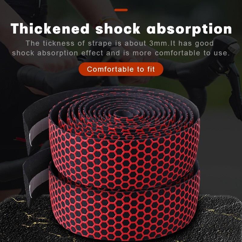 BUCKLOS Road Bike Bar Tape EVA+PU Bicycle Handlebar Tapes Ultralight Anti-slip Road Wrap Waterproof Mountain Bike Tapes