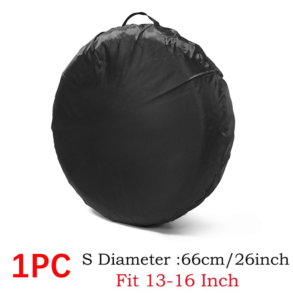 1/2/4PCS Polyester Car Auto Wheel Tire Cover Protector Car Spare Tire Cover Tyre Wheel Covers For Vehicles Dustproof Tire Bags