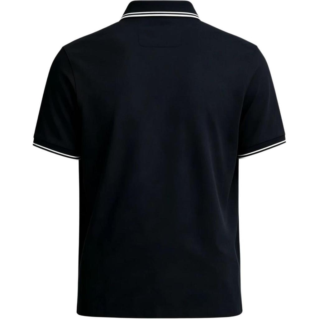 Polo Ralph Lauren Solid Color Short Sleeve Button T-Shirt Men Tops Black 710766488-004