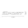 Car Accessories Sticker Styling Metal 3D Chrome Black Auto Car Trunk Racing Sport Word Letter Logo Emblem Badge Decal Sticker