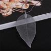 Unique Women  Jewelry Simple Leaf Sweater Pendant Long Chain Necklace