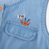 YEEHOO Baby Boys' Summer Denim Sleeveless Romper