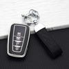 Tpu Car Key Case For Toyota Camry Chr Corolla Rav4 Avalon Land Cruiser Prado Prius 2/3/4 Buttons Key Cover Keychain Accessories