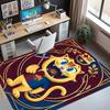 Barcelona FC Soccer Pattern Rug, Indoor/Outdoor Mat, for Picnic, Gameroom, Bedroom, Office, Living Room, Home Decor Carpet, Birthday Gift