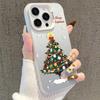 Silver iPhone 17 Christmas Tree Phone Case for Apple 15 Pro Max, 14 Pro, 13, and 16 Pro (Cross-border)