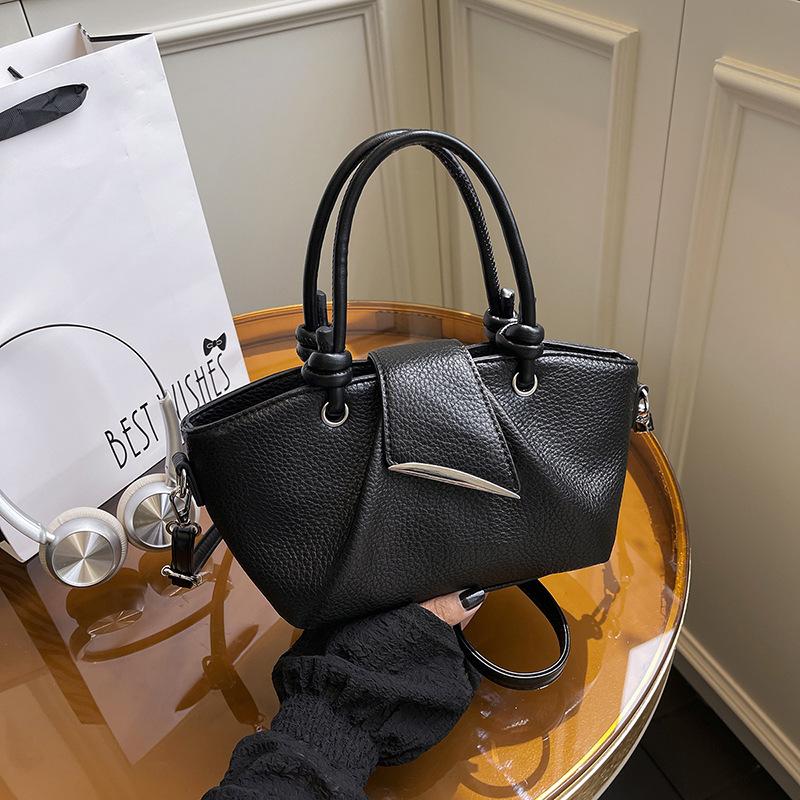 

Popular bags women s new high-end niche bucket bags versatile shoulder messenger bags чёрный