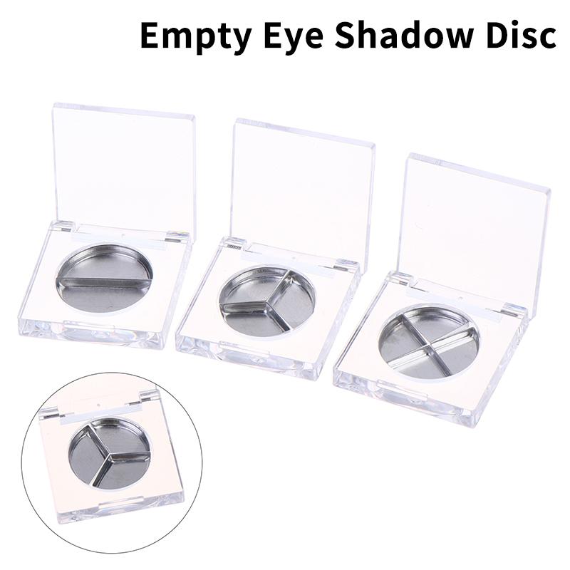 2.5G Empty Portable Eyeshadow Palette Blusher Box Solid Ointment Box Cosmetic Makeup Case Round Storage Container