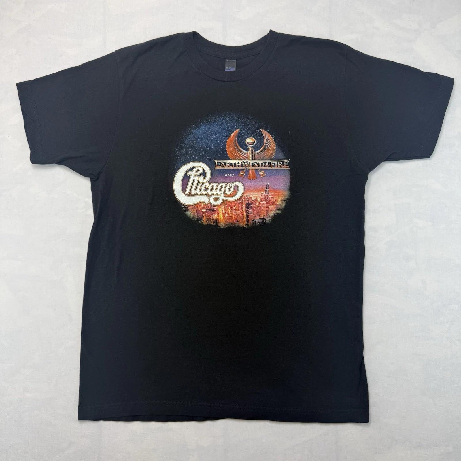

Earth Wind & Fire Chicago Tour 2015 T Shirt Large Fits Medium Band Tee S