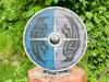 Viking Raven Wooden Shield: Valhalla Norse Warrior Decor