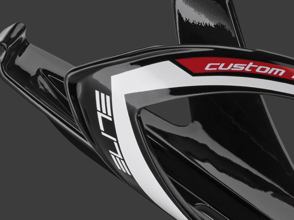ELITE Custom Race PLUS Glossy Bottle Black Red Cage, Glossy/Bright