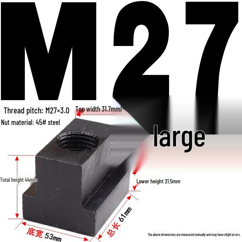 Kangfei 45# Steel T-Nut for M6-M20 Bolts