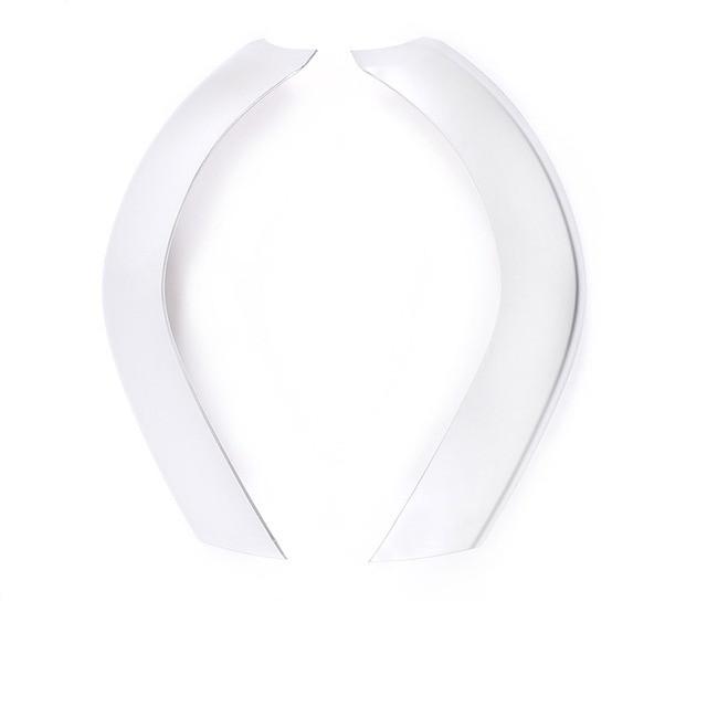 

ABS автомобильное заднее вентиляционное отверстие, боковые декоративные полосы, подходят для BMW 5 серии F10 F18 528li 2011-2017, авто интерьер серебряный