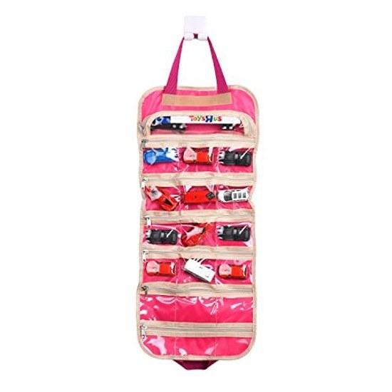 Eco-Fused Folding Toy Organizer Storage Bag Girls - Ideal Toys Accessories Collectibles Barbie Disney LOL Shopkins. D0491-BCD-PIN