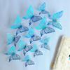 12pcs/set Colorful 3D Butterfly Wall Decor DIY Simulation Butterfly Ornaments  Home Decoration